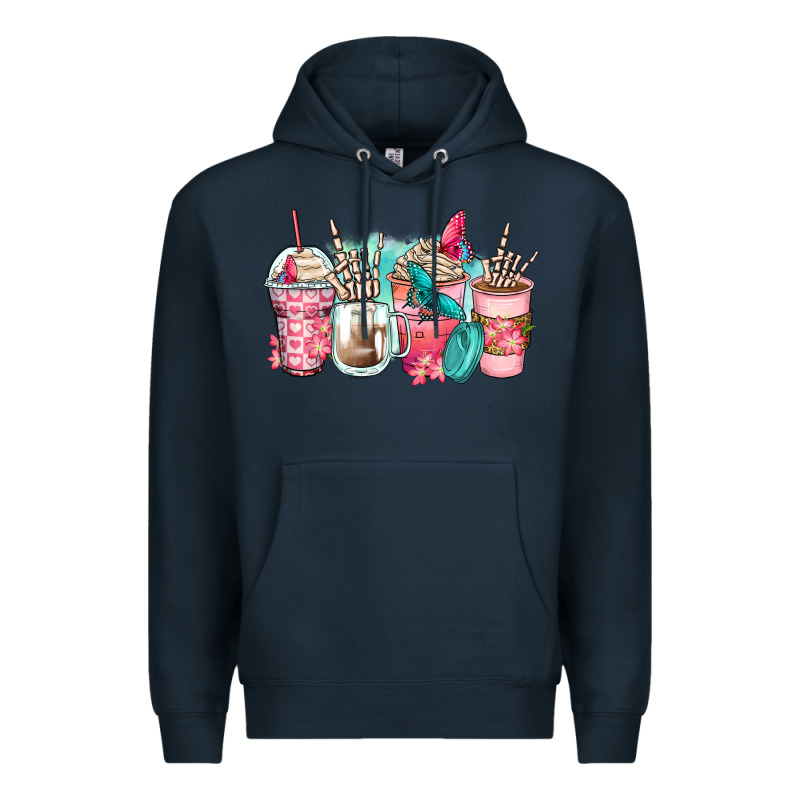 Rock Hand Coffee Cups Premium Hoodie by Zillion Design Studio | Teevron