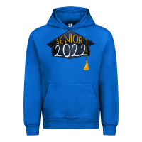 Cobalt senior 2022 graduation cap Urban Hoodie - RanaPortraitStore
