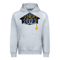 Heather Grey senior 2022 graduation cap Urban Hoodie - RanaPortraitStore