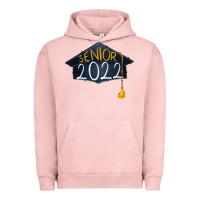 Pigment Salmon senior 2022 graduation cap Urban Hoodie - RanaPortraitStore