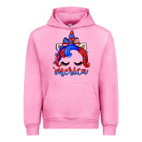 Fuchsia Pink 4th of july 'merica unicorn Urban Hoodie - Zillion Design Studio