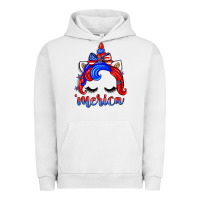 Pigment Lunar Rock 4th of july 'merica unicorn Urban Hoodie - Zillion Design Studio