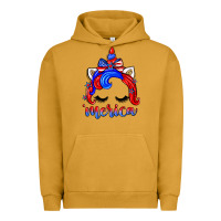 Pigment Peanut Butter 4th of july 'merica unicorn Urban Hoodie - Zillion Design Studio