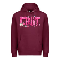 Burgundy Breast Cancer CPHT Pharmacy Technician Premium Hoodie - texasbilliewilder
