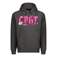 Charcoal Heather Breast Cancer CPHT Pharmacy Technician Premium Hoodie - texasbilliewilder