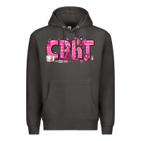 Smoke Breast Cancer CPHT Pharmacy Technician Premium Hoodie - texasbilliewilder