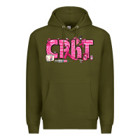 Army Green Breast Cancer CPHT Pharmacy Technician Premium Hoodie - texasbilliewilder