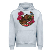 Heather Grey western serape horseshoe Urban Hoodie - RanaPortraitStore