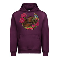Mauve Wine western serape horseshoe Urban Hoodie - RanaPortraitStore