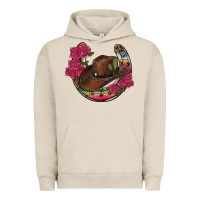 Pigment French Oak western serape horseshoe Urban Hoodie - RanaPortraitStore