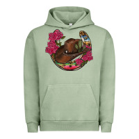 Pigment Oil Green western serape horseshoe Urban Hoodie - RanaPortraitStore