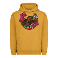 Pigment Peanut Butter western serape horseshoe Urban Hoodie - RanaPortraitStore