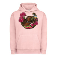 Pigment Salmon western serape horseshoe Urban Hoodie - RanaPortraitStore
