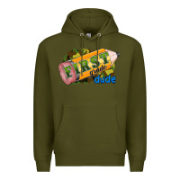 Army Green first grade dude Premium Hoodie - RanaPortraitStore