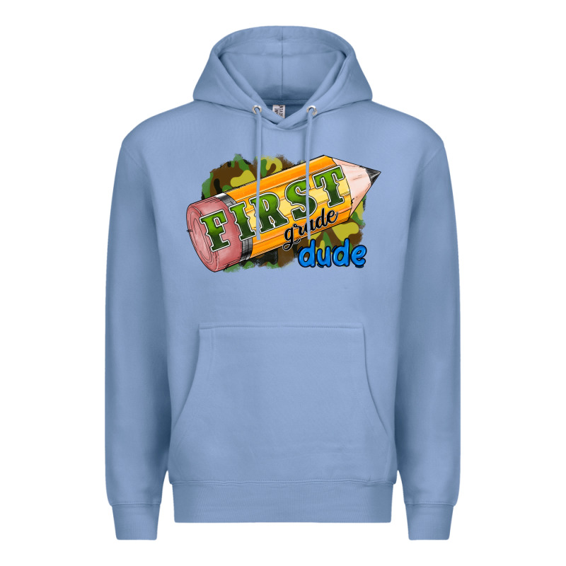 First Grade Dude Premium Hoodie by RanaPortraitStore | Teevron