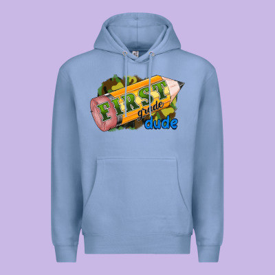 First Grade Dude Premium Hoodie Designed By Ranaportraitstore