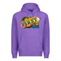 Purple first grade dude Premium Hoodie - RanaPortraitStore