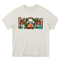 Cream Mom Cowboy Gnome Heavy Core Tee - CowhideDigitalArt