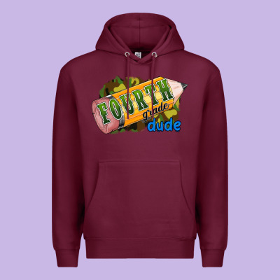 Fourth Grade Dude Premium Hoodie Designed By Ranaportraitstore