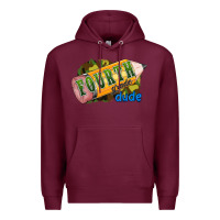 Burgundy fourth grade dude Premium Hoodie - RanaPortraitStore
