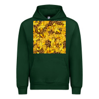 Forest Green Childhood Cancer Butterfly Urban Hoodie - texasbilliewilder