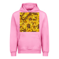 Fuchsia Pink Childhood Cancer Butterfly Urban Hoodie - texasbilliewilder