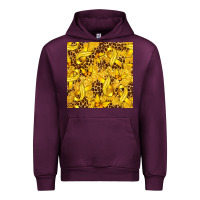 Mauve Wine Childhood Cancer Butterfly Urban Hoodie - texasbilliewilder