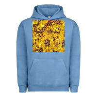 Pigment Pebble Blue Childhood Cancer Butterfly Urban Hoodie - texasbilliewilder