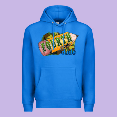 Fourth Grade Dude Premium Hoodie Designed By Ranaportraitstore