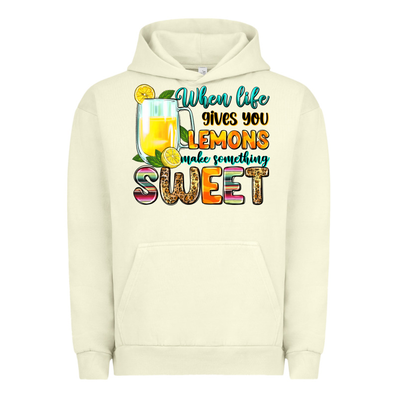 When Life Gives You Lemons Make Someting Sweet Urban Hoodie by Zillion Design Studio | Teevron