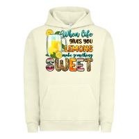 Pigment Pistachio when life gives you lemons make someting sweet Urban Hoodie - Zillion Design Studio