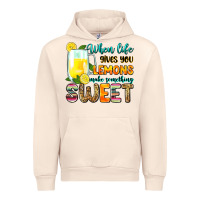 Sandshell when life gives you lemons make someting sweet Urban Hoodie - Zillion Design Studio