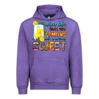 Tulip when life gives you lemons make someting sweet Urban Hoodie - Zillion Design Studio