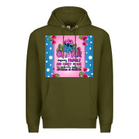 Army Green ohana means family stitch Premium Hoodie - Zillion Design Studio