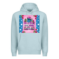 Blue Mist ohana means family stitch Premium Hoodie - Zillion Design Studio