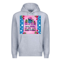 Heather Grey ohana means family stitch Premium Hoodie - Zillion Design Studio