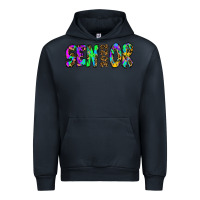 Navy senior 2022 tie die leopard Urban Hoodie - RanaPortraitStore