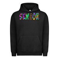 Pigment Black senior 2022 tie die leopard Urban Hoodie - RanaPortraitStore