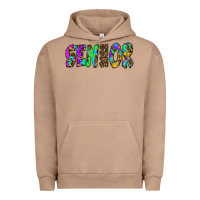 Pigment Burro senior 2022 tie die leopard Urban Hoodie - RanaPortraitStore