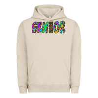 Pigment French Oak senior 2022 tie die leopard Urban Hoodie - RanaPortraitStore