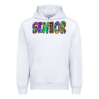 White senior 2022 tie die leopard Urban Hoodie - RanaPortraitStore