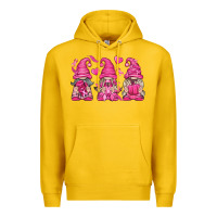 Lemon Breast Cancer Gnomes Premium Hoodie - texasbilliewilder