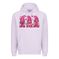 Lilac Breast Cancer Gnomes Premium Hoodie - texasbilliewilder