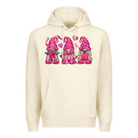 Sandshell Breast Cancer Gnomes Premium Hoodie - texasbilliewilder