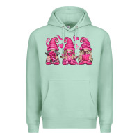 Seafoam Breast Cancer Gnomes Premium Hoodie - texasbilliewilder