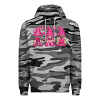 Slate Camo Breast Cancer Gnomes Premium Hoodie - texasbilliewilder