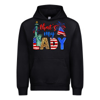 Black that's my lady 4th of july Urban Hoodie - Zillion Design Studio