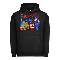 Pigment Black that's my lady 4th of july Urban Hoodie - Zillion Design Studio