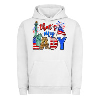 Pigment Lunar Rock that's my lady 4th of july Urban Hoodie - Zillion Design Studio