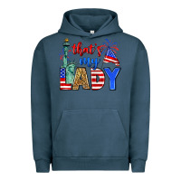 Pigment Midnight Navy that's my lady 4th of july Urban Hoodie - Zillion Design Studio